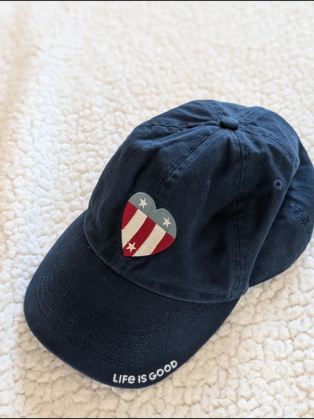Great Condition: Life is Good Heart American Flag